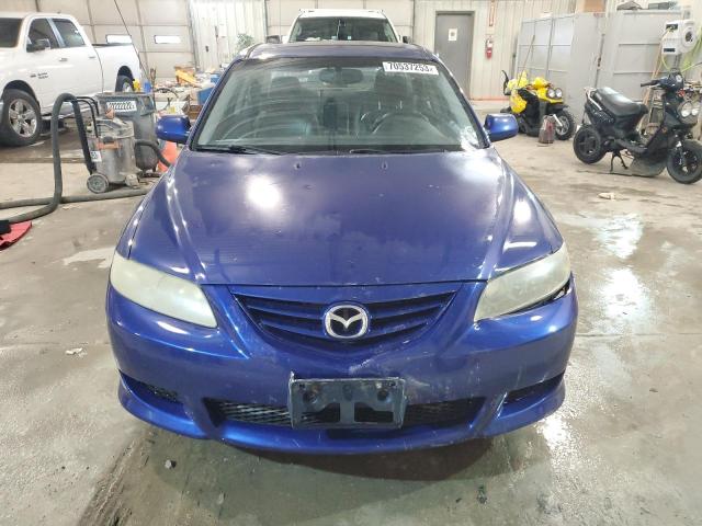 1YVHP80D855M73939 - 2005 MAZDA 6 S BLUE photo 5