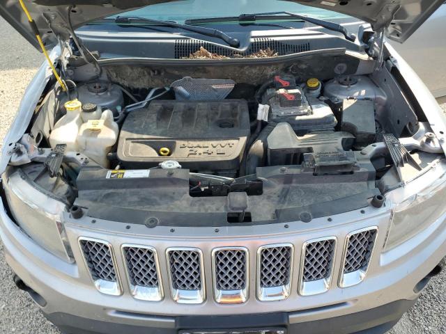 1C4NJDEB5HD154681 - 2017 JEEP COMPASS LATITUDE SILVER photo 12