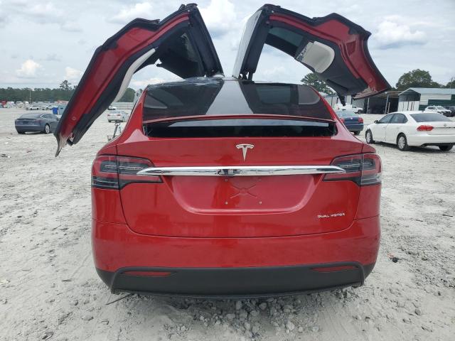 5YJXCBE23LF228589 - 2020 TESLA MODEL X MAROON photo 6