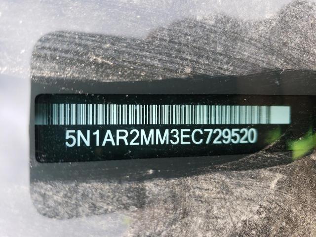 5N1AR2MM3EC729520 - 2014 NISSAN PATHFINDER S ნაცრისფერი ფოტო 13