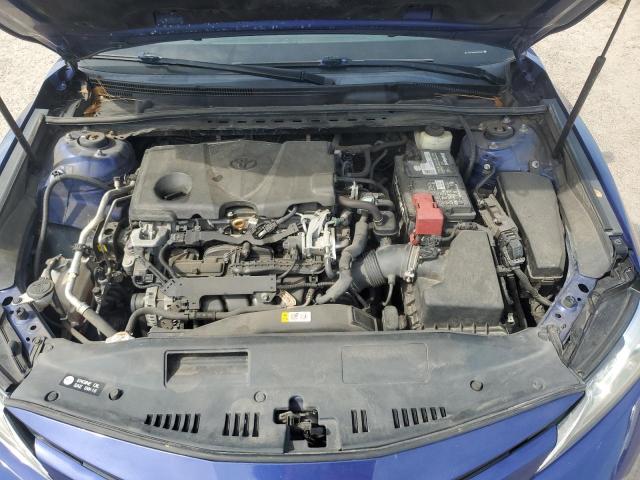 4T1B11HK8JU506697 - 2018 TOYOTA CAMRY L BLUE photo 11