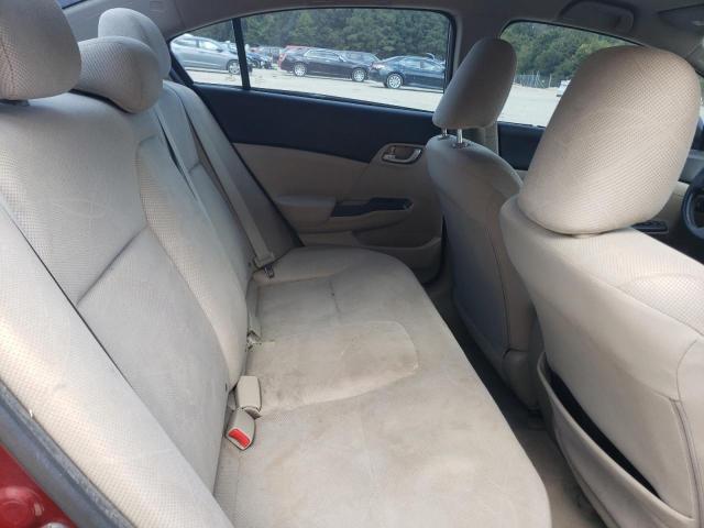 2HGFB2F58CH579405 - 2012 HONDA CIVIC LX BURGUNDY photo 10