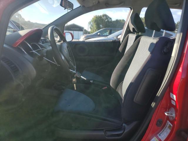 JHMGD38637S012198 - 2007 HONDA FIT S RED photo 7