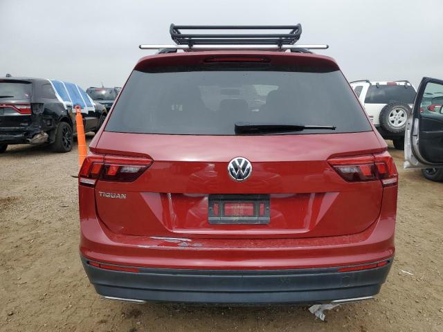 3VV0B7AX3KM015981 - 2019 VOLKSWAGEN TIGUAN S RED photo 6