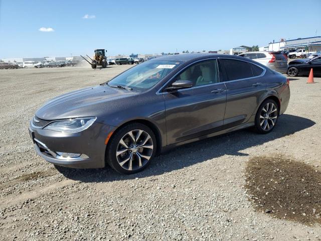 1C3CCCCG9FN593131 - 2015 CHRYSLER 200 C GRAY photo 1