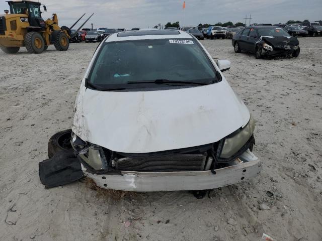 19XFB2F97FE035642 - 2015 HONDA CIVIC EXL WHITE photo 5