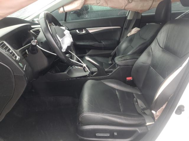 19XFB2F97FE035642 - 2015 HONDA CIVIC EXL WHITE photo 7