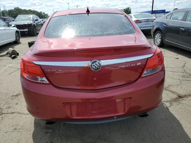 2G4GS5EV9D9171931 - 2013 BUICK REGAL PREMIUM RED photo 6