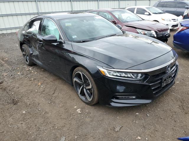 1HGCV1F34JA174687 - 2018 HONDA ACCORD SPORT Schwarz Foto 4