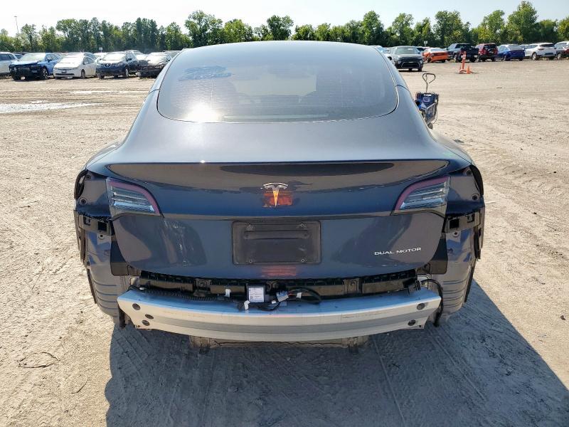5YJ3E1EB4NF112470 - 2022 TESLA MODEL 3 GRAY photo 6