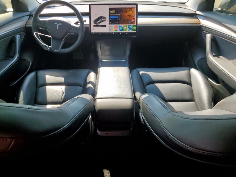 5YJ3E1EB4NF112470 - 2022 TESLA MODEL 3 GRAY photo 8