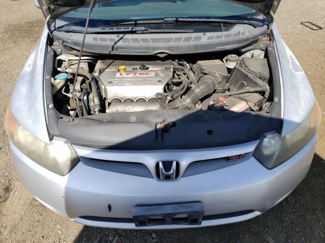 2HGFG21526H711006 - 2006 HONDA CIVIC SI SILVER photo 11