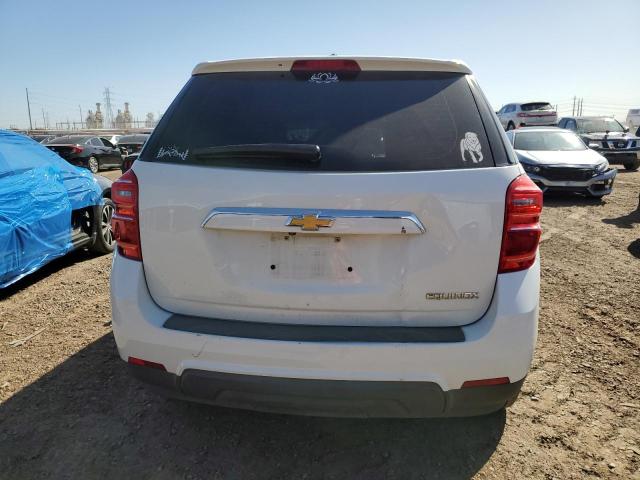 2GNALBEK7G1186725 - 2016 CHEVROLET EQUINOX LS WHITE photo 6