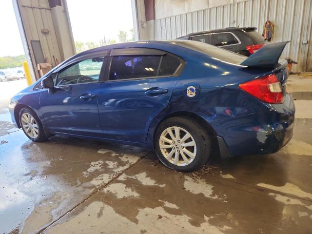 19XFB2F82CE020999 - 2012 HONDA CIVIC EX BLUE photo 2
