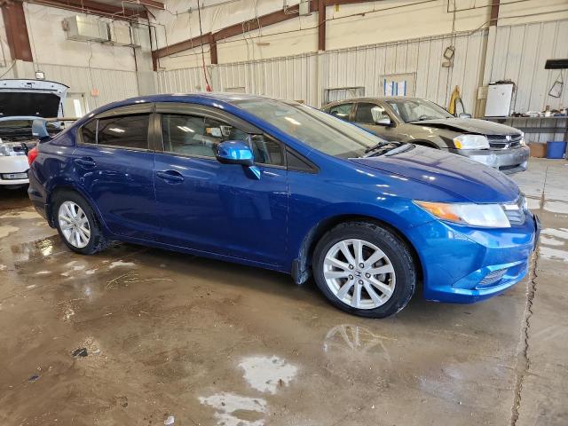 19XFB2F82CE020999 - 2012 HONDA CIVIC EX BLUE photo 4