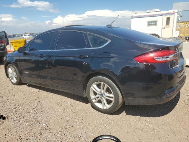 3FA6P0LU1JR197191 - 2018 FORD FUSION SE HYBRID შავი ფოტო 2