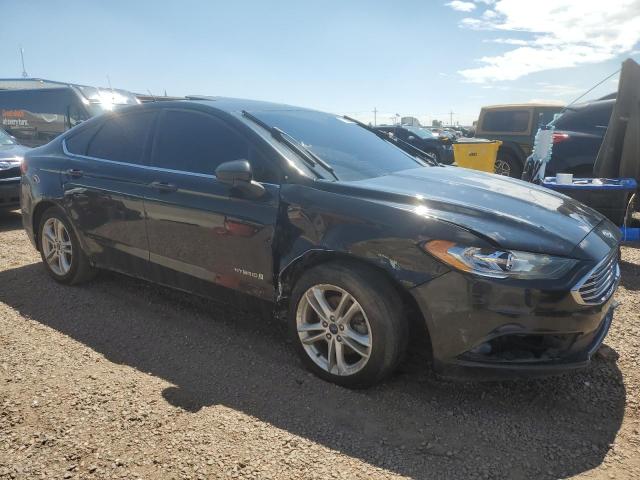 3FA6P0LU1JR197191 - 2018 FORD FUSION SE HYBRID შავი ფოტო 4
