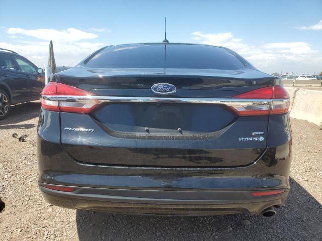 3FA6P0LU1JR197191 - 2018 FORD FUSION SE HYBRID შავი ფოტო 6