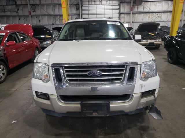 1FMEU7EE3AUA79659 - 2010 FORD EXPLORER EDDIE BAUER WHITE photo 5