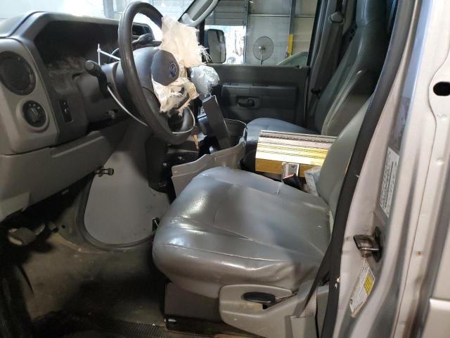 1FTNE1EWXDDA58674 - 2013 FORD ECONOLINE E150 VAN SILVER photo 7