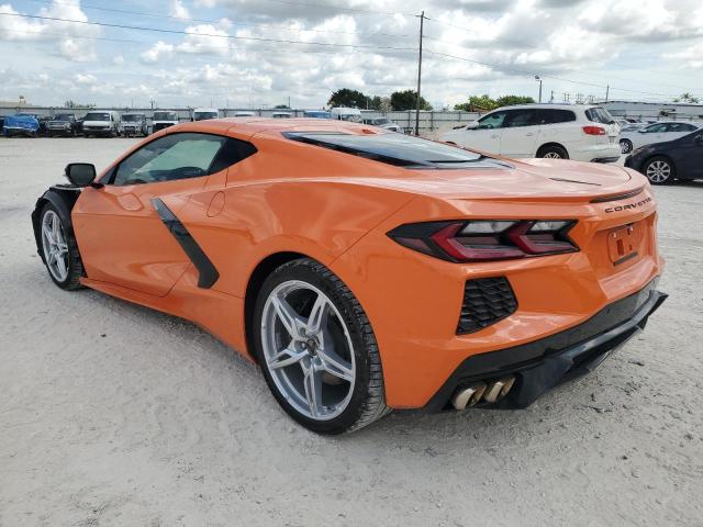 1G1YA2D40R5122357 - 2024 CHEVROLET CORVETTE STINGRAY 1LT ORANGE photo 2