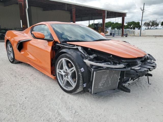 1G1YA2D40R5122357 - 2024 CHEVROLET CORVETTE STINGRAY 1LT ORANGE photo 4