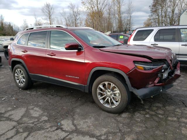 1C4PJMLB1KD477869 - 2019 JEEP CHEROKEE LATITUDE PLUS BURGUNDY photo 4