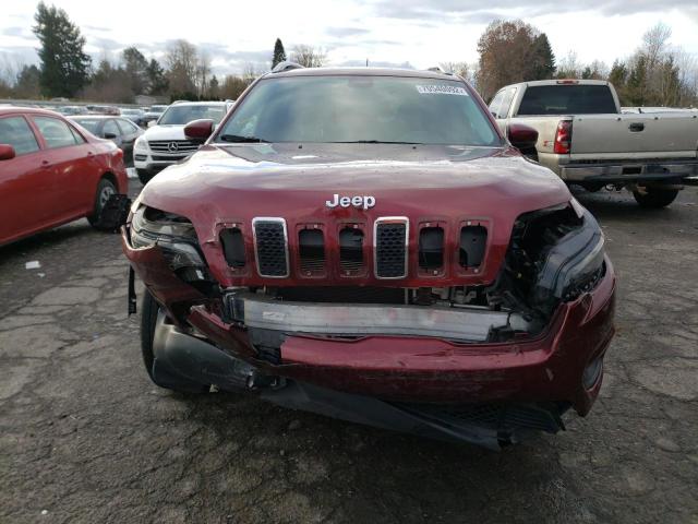 1C4PJMLB1KD477869 - 2019 JEEP CHEROKEE LATITUDE PLUS BURGUNDY photo 5