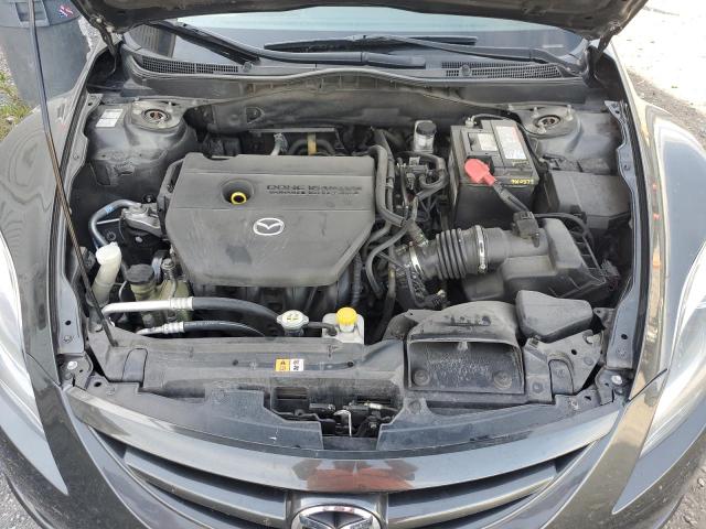 1YVHZ8DH6D5M02440 - 2013 MAZDA 6 TOURING ნაცრისფერი ფოტო 11