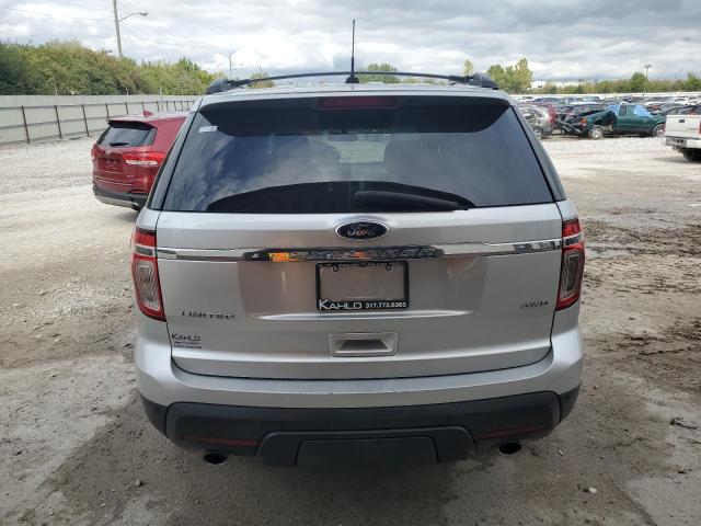 1FM5K8F89EGA63099 - 2014 FORD EXPLORER LIMITED SILVER photo 6