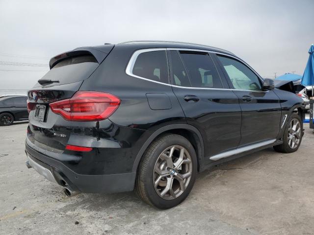 5UXTY3C01M9F66285 - 2021 BMW X3 SDRIVE30I BLACK photo 3