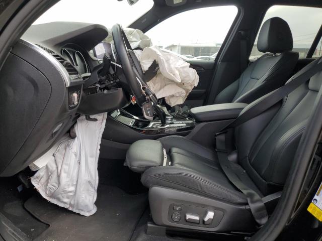 5UXTY3C01M9F66285 - 2021 BMW X3 SDRIVE30I BLACK photo 7