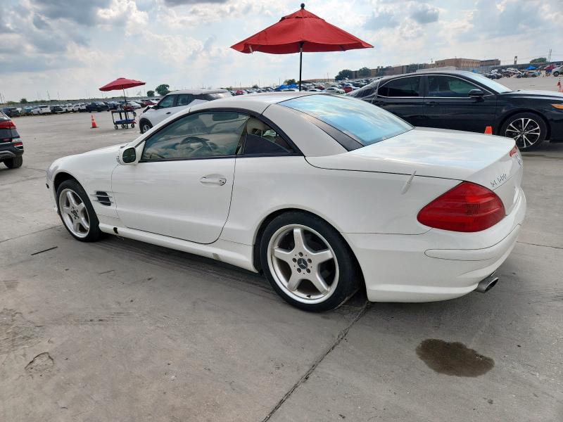 WDBSK75F33F060315 - 2003 MERCEDES-BENZ SL 500R თეთრი ფოტო 2