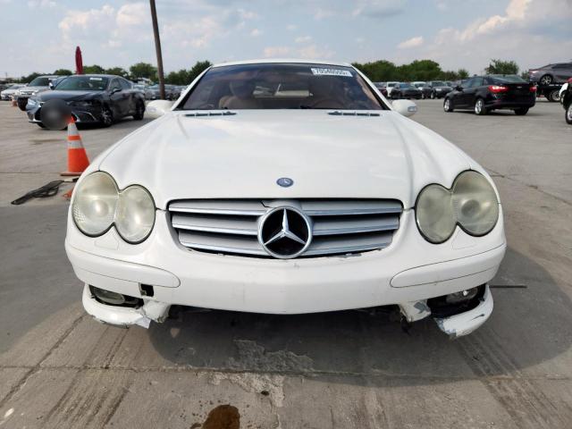 WDBSK75F33F060315 - 2003 MERCEDES-BENZ SL 500R თეთრი ფოტო 5