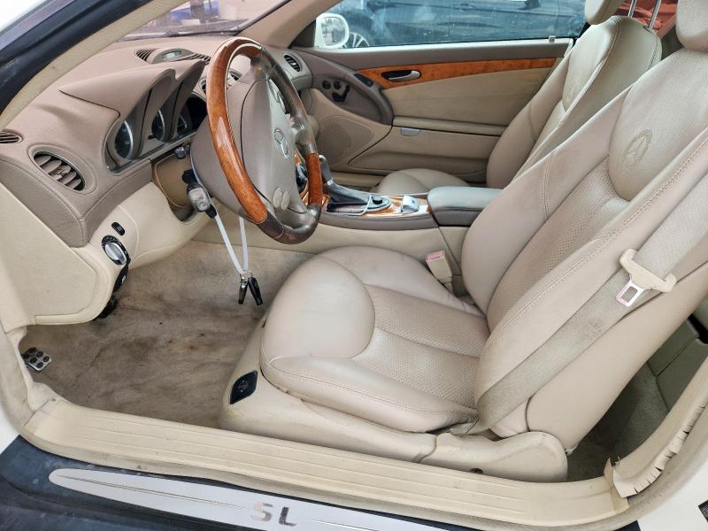 WDBSK75F33F060315 - 2003 MERCEDES-BENZ SL 500R თეთრი ფოტო 7