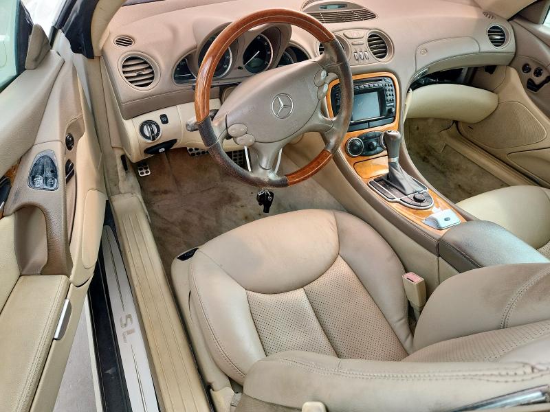 WDBSK75F33F060315 - 2003 MERCEDES-BENZ SL 500R თეთრი ფოტო 8