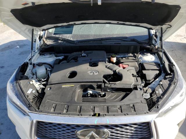 3PCAJ5BA3MF112240 - 2021 INFINITI QX50 LUXE WHITE photo 12