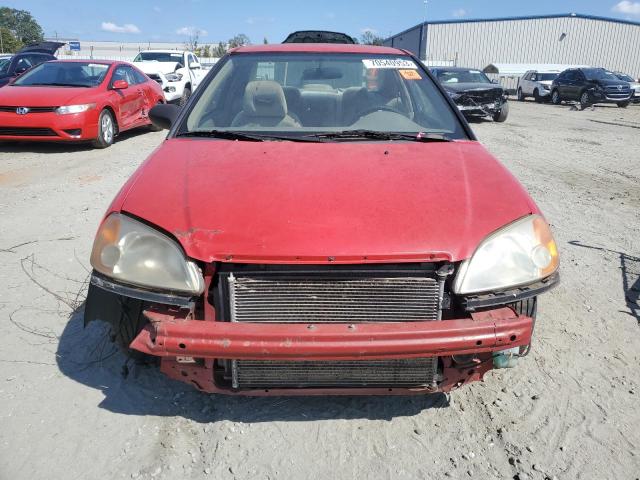 1HGEM22592L015226 - 2002 HONDA CIVIC LX RED photo 5