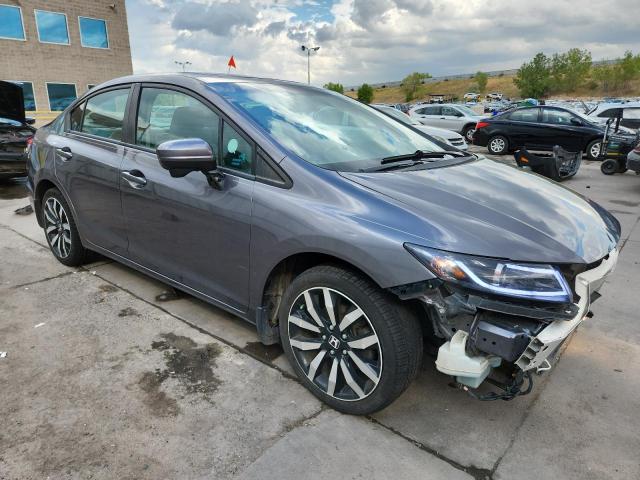 2HGFB2F93FH515117 - 2015 HONDA CIVIC EXL 灰色 照片 4