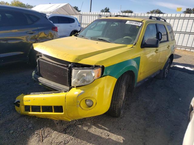 1FMCU49399KA88081 - 2009 FORD ESCAPE HYBRID YELLOW photo 1