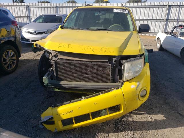 1FMCU49399KA88081 - 2009 FORD ESCAPE HYBRID YELLOW photo 5