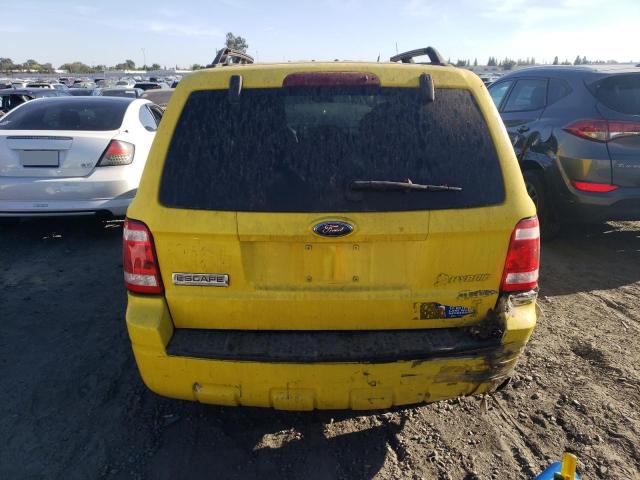 1FMCU49399KA88081 - 2009 FORD ESCAPE HYBRID YELLOW photo 6