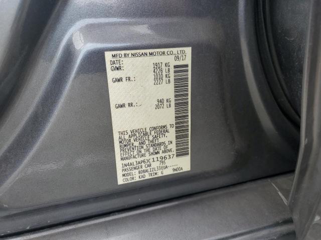 1N4AL3AP6JC119637 - 2018 NISSAN ALTIMA 2.5 Сұр фото 12