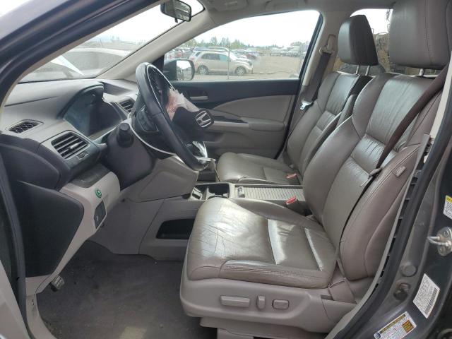 2HKRM4H79DH608726 - 2013 HONDA CR-V EXL GRAY photo 7