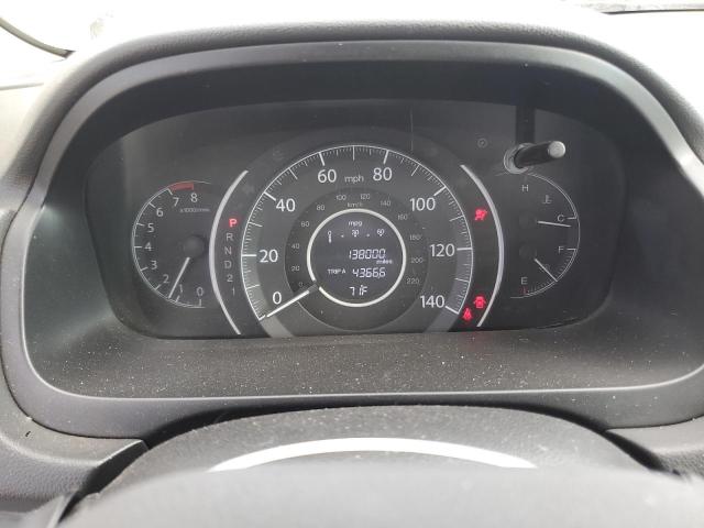 2HKRM4H79DH608726 - 2013 HONDA CR-V EXL GRAY photo 9