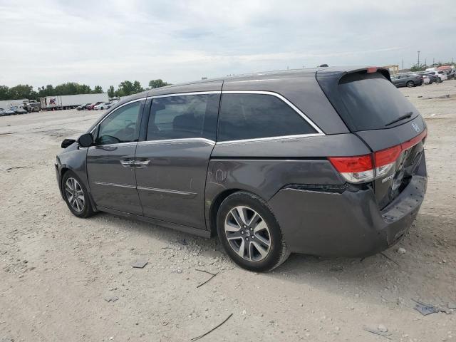 5FNRL5H93EB032500 - 2014 HONDA ODYSSEY TOURING GRAY photo 2