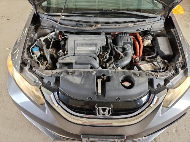 19XFB4F24DE003498 - 2013 HONDA CIVIC HYBRID GRAY photo 11