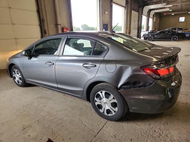 19XFB4F24DE003498 - 2013 HONDA CIVIC HYBRID GRAY photo 2