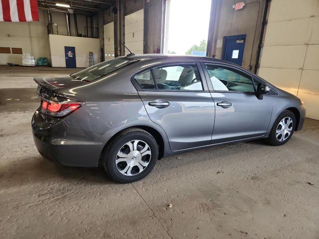 19XFB4F24DE003498 - 2013 HONDA CIVIC HYBRID GRAY photo 3