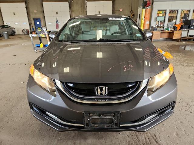 19XFB4F24DE003498 - 2013 HONDA CIVIC HYBRID GRAY photo 5
